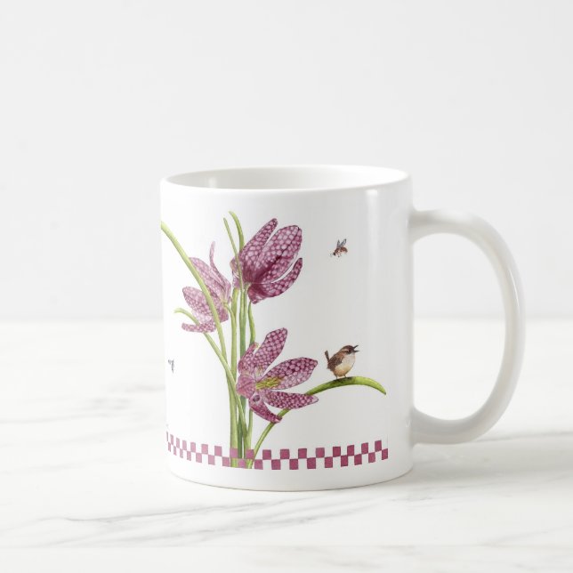 Chequered Lily mug (Right)