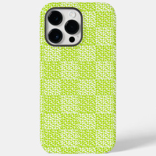 Chequered Love in Lime Green and White  Case-Mate iPhone 14 Pro Max Case