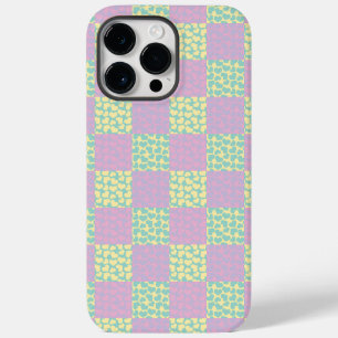 Chequered Love-Pastel Pink, Yellow, Purple & Green Case-Mate iPhone 14 Pro Max Case