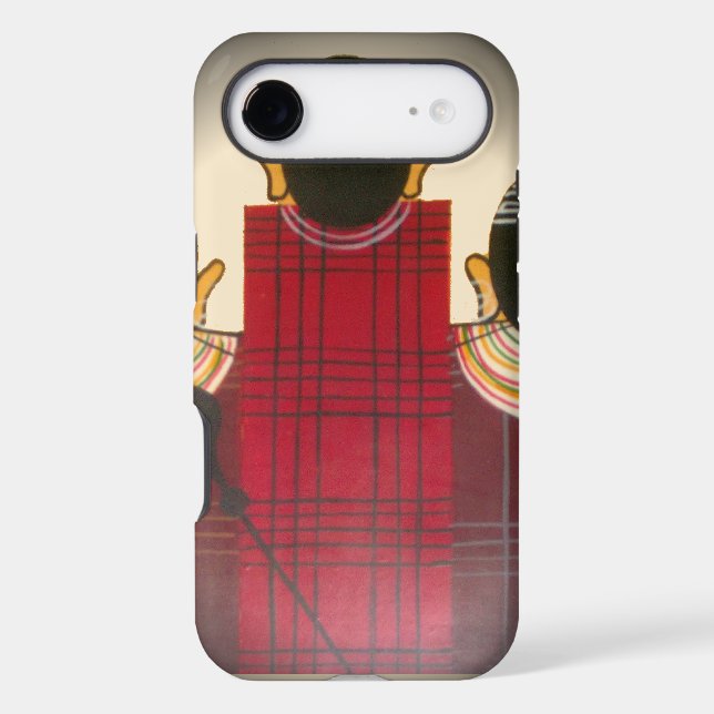 Chequered Maasai Family Portrait (Back)