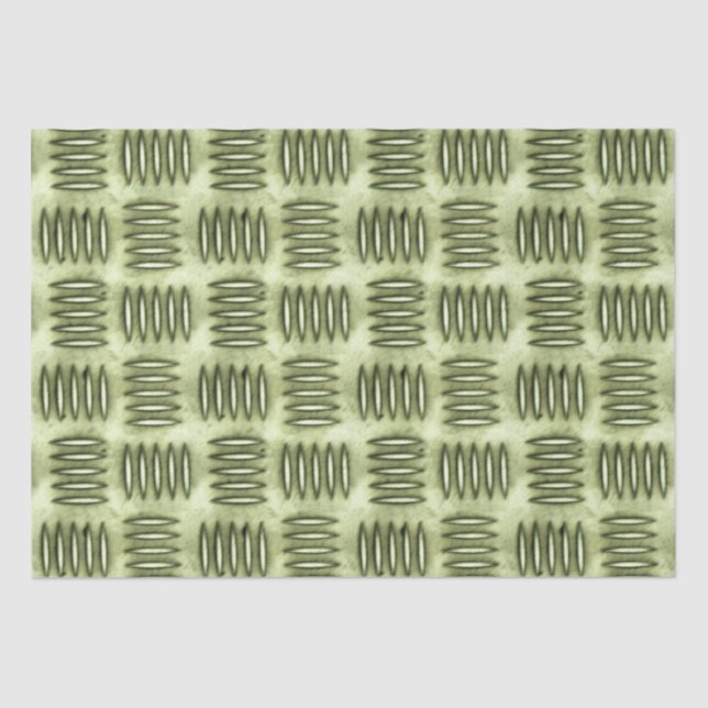 Chequered Metal Stainless Steel Flooring Texture Tissue Paper (Front)
