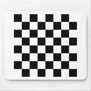 chequered mouse mat