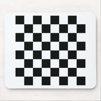 chequered mouse mat