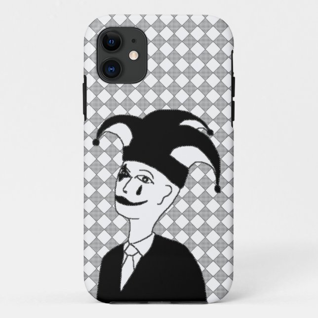 Chequered MTJ Case-Mate iPhone Case (Back)