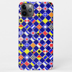Chequered Nautical Signal Flags iPhone 11Pro Max Case