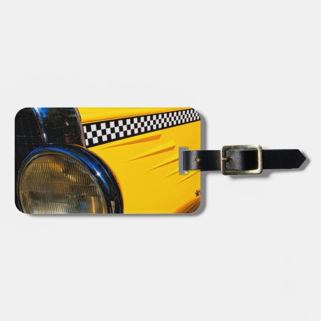 Chequered Past Luggage Tag (Front Horizontal)