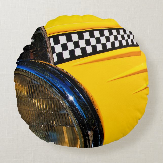 Chequered Past Round Cushion (Front)
