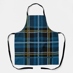 Chequered pattern apron
