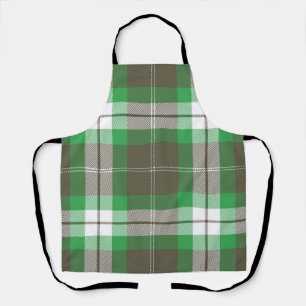 Chequered pattern apron