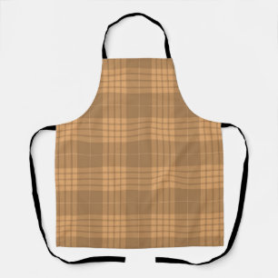 Chequered pattern apron
