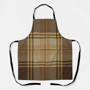 Chequered pattern apron