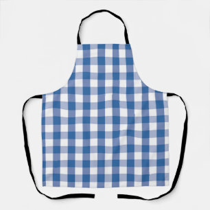 Chequered pattern apron