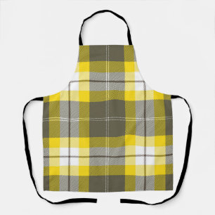 Chequered pattern apron