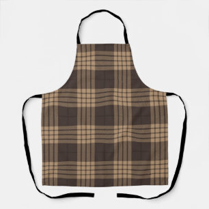 Chequered pattern apron