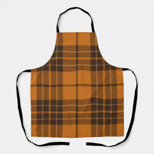 Chequered pattern apron