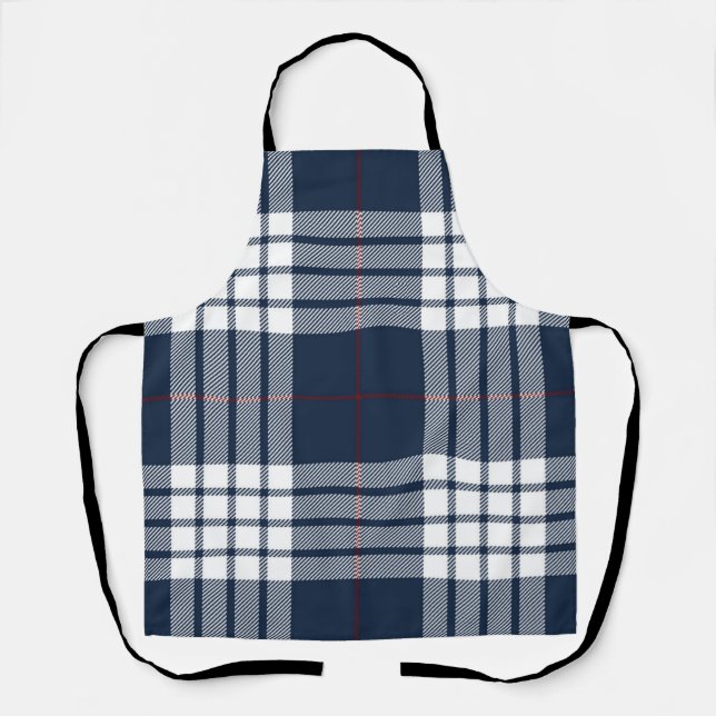 Chequered pattern apron (Front)