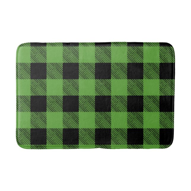 Chequered pattern bath mat (Front)