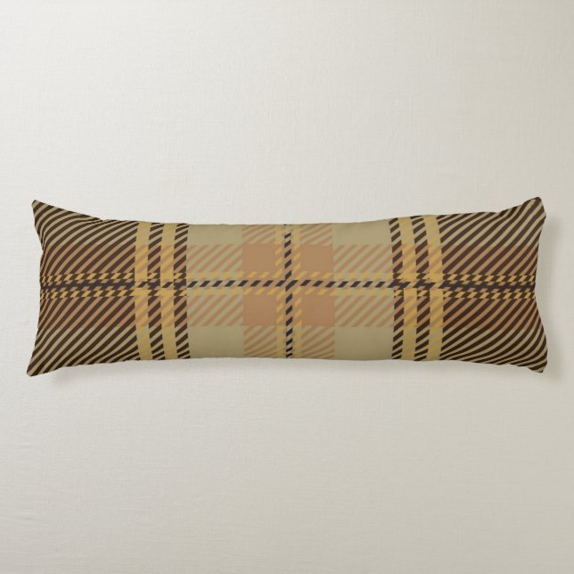 Chequered pattern body cushion (Front)