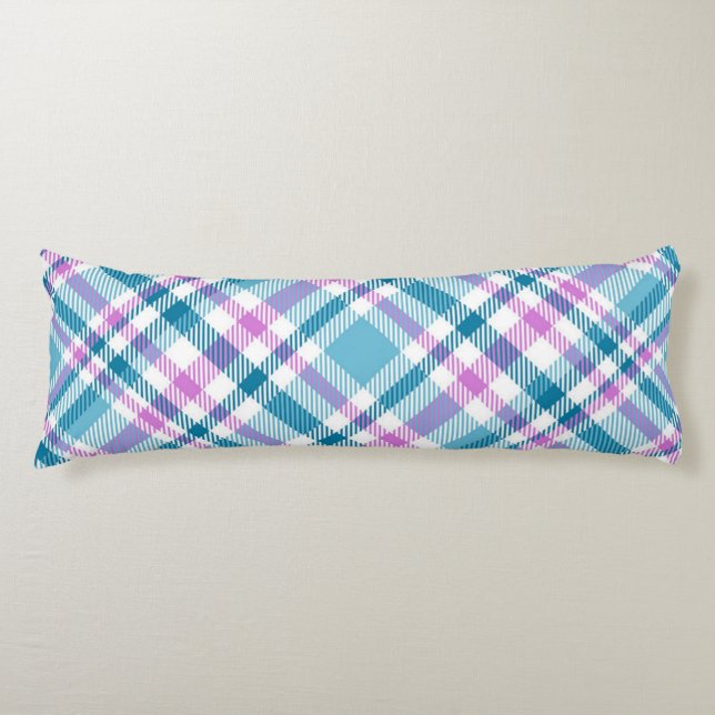 Chequered pattern body cushion (Front)