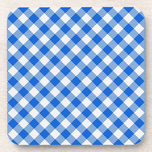 Chequered pattern coaster (Front)