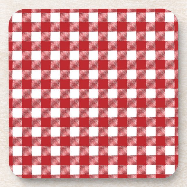 Chequered pattern coaster (Front)