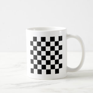 Chequered Pattern Coffee Mug