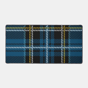 Chequered pattern desk mat