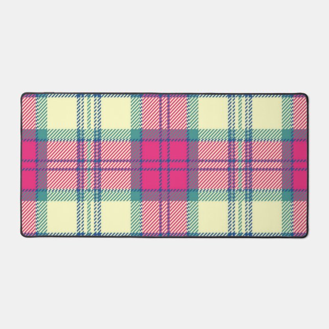 Chequered pattern desk mat (Front)