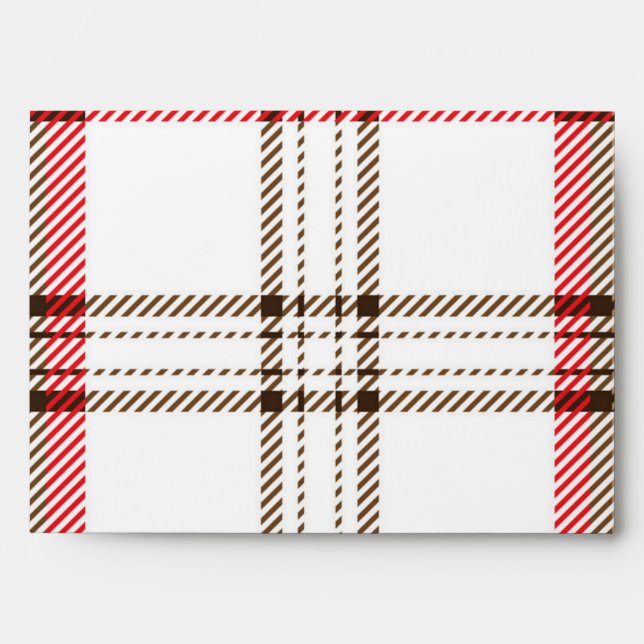 Chequered pattern envelope (Front)