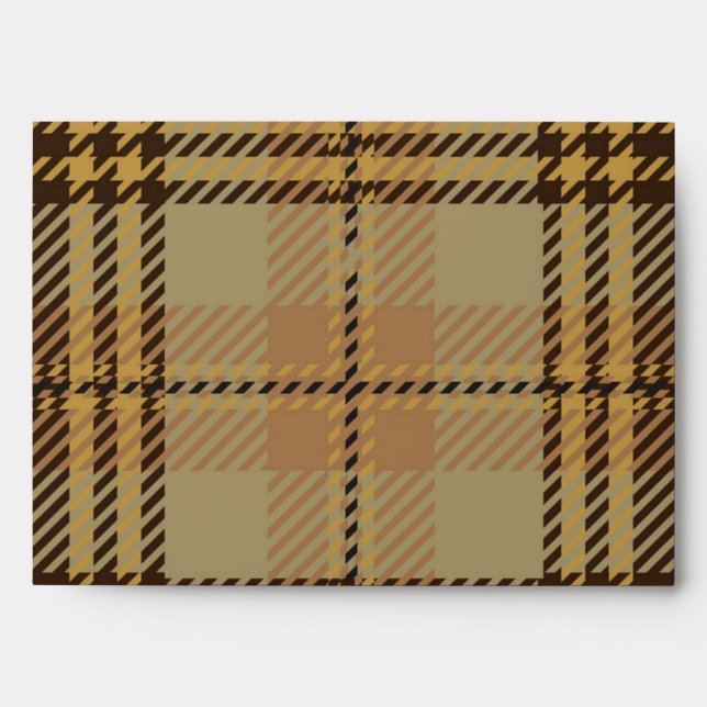 Chequered pattern envelope (Front)
