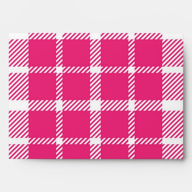 Chequered pattern envelope (Front)