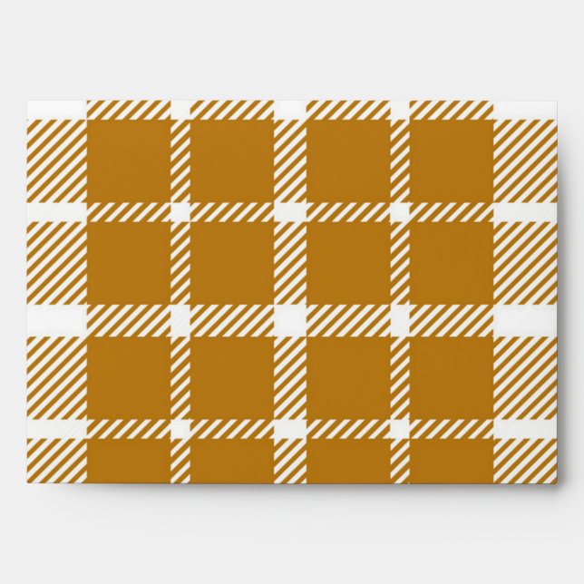Chequered pattern envelope (Front)
