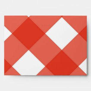 Chequered pattern envelope