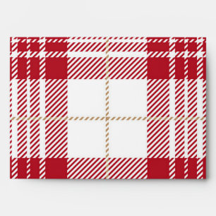 Chequered pattern envelope