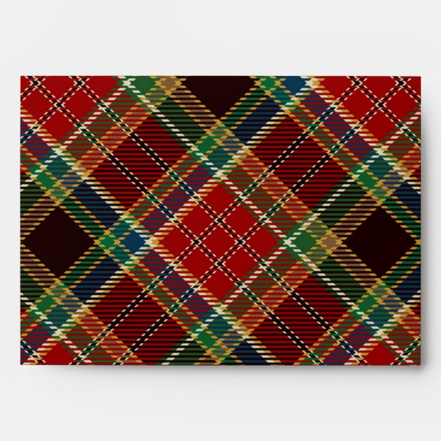 Chequered pattern envelope (Front)