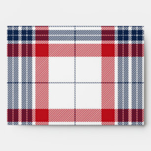 Chequered pattern envelope