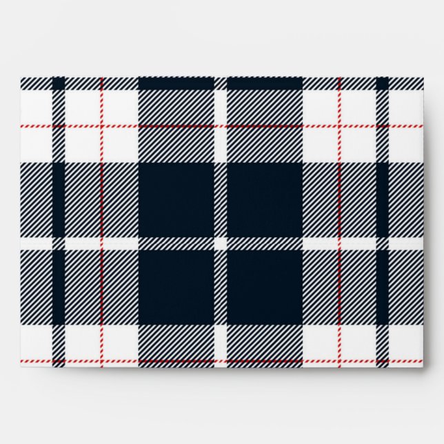 Chequered pattern envelope (Front)