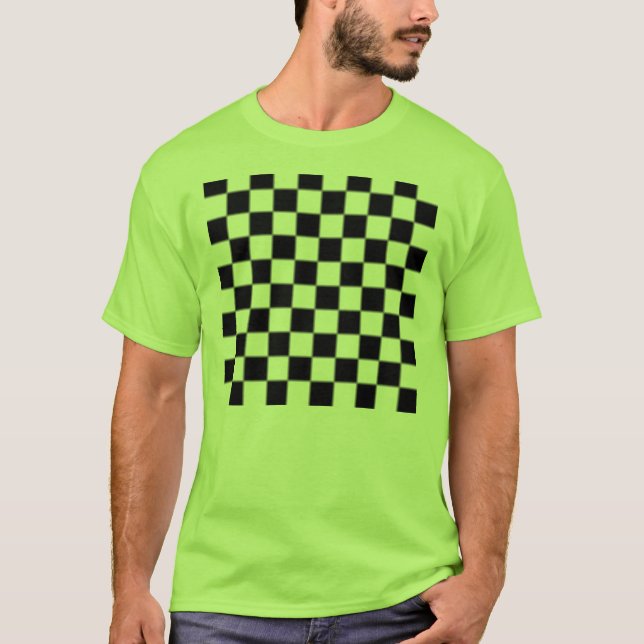Chequered Pattern Men's Shirt (Front)