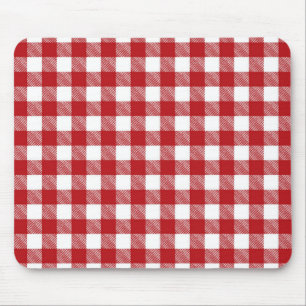 Chequered pattern mouse mat