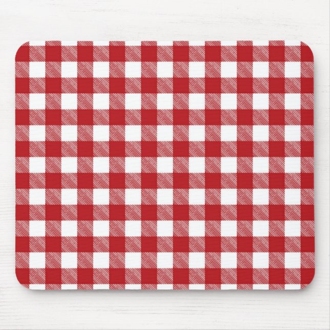 Chequered pattern mouse mat (Front)