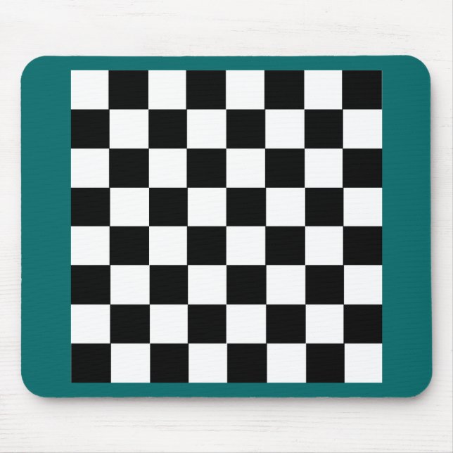 Chequered Pattern Mouse Mat (Front)