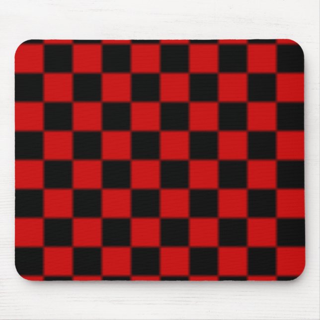 Chequered Pattern Mouse Pad (Front)