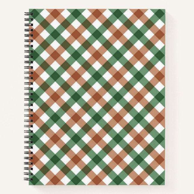 Chequered pattern notebook (Front)