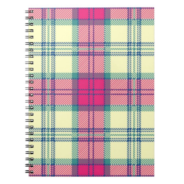 Chequered pattern notebook (Front)