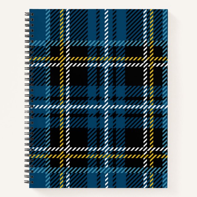 Chequered pattern notebook (Front)