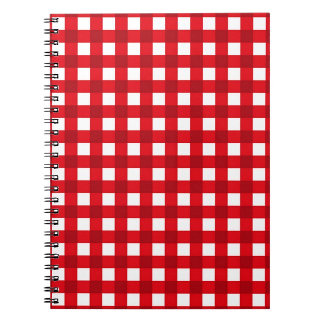 Chequered pattern notebook (Front)