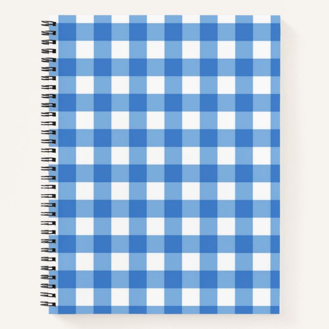 Chequered pattern notebook (Front)