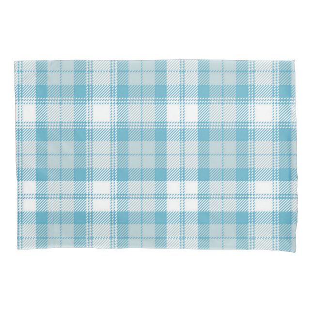 Chequered pattern pillowcase (Front)