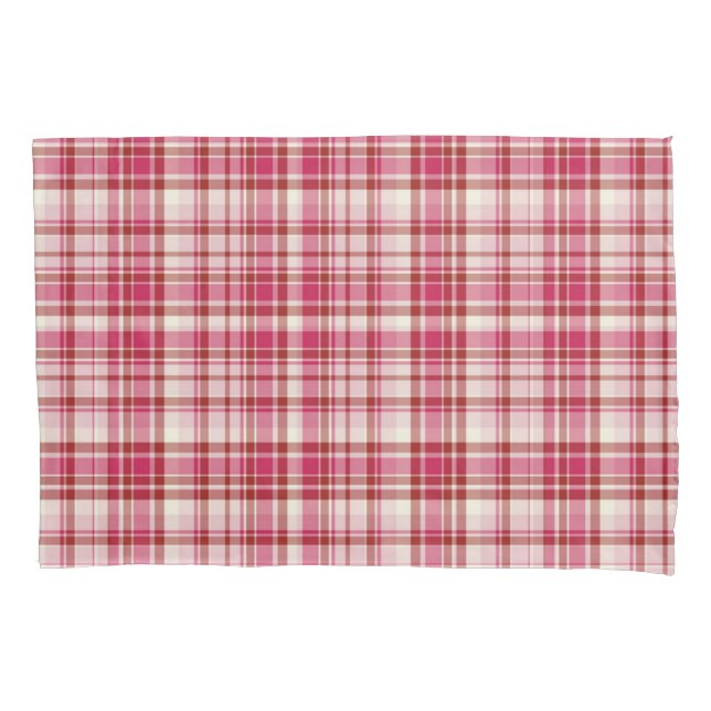 Chequered pattern pillowcase (Front)