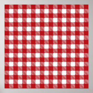 Chequered pattern poster
